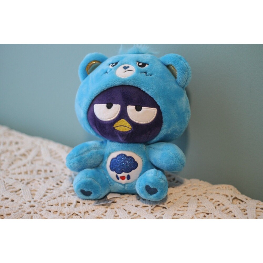 HELLO KITTY and FRIENDS x CARE BEARS BADTZ MURU DRESSED AS GRUMPY BEAR PLUSH